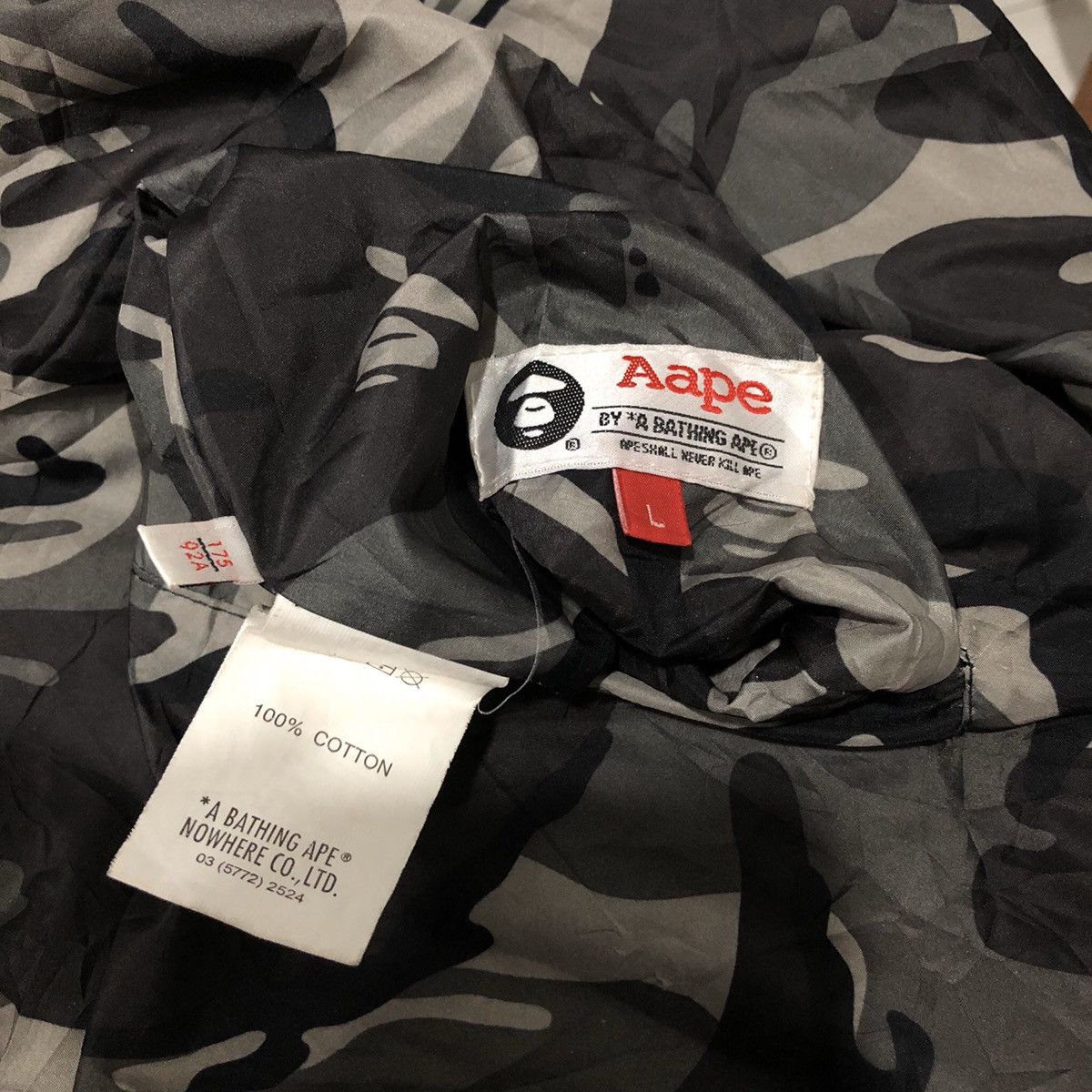 Aape A Bathing Ape Reversible Camo Bomber Jacket Size US L / EU 52-54 / 3 - 6 Thumbnail