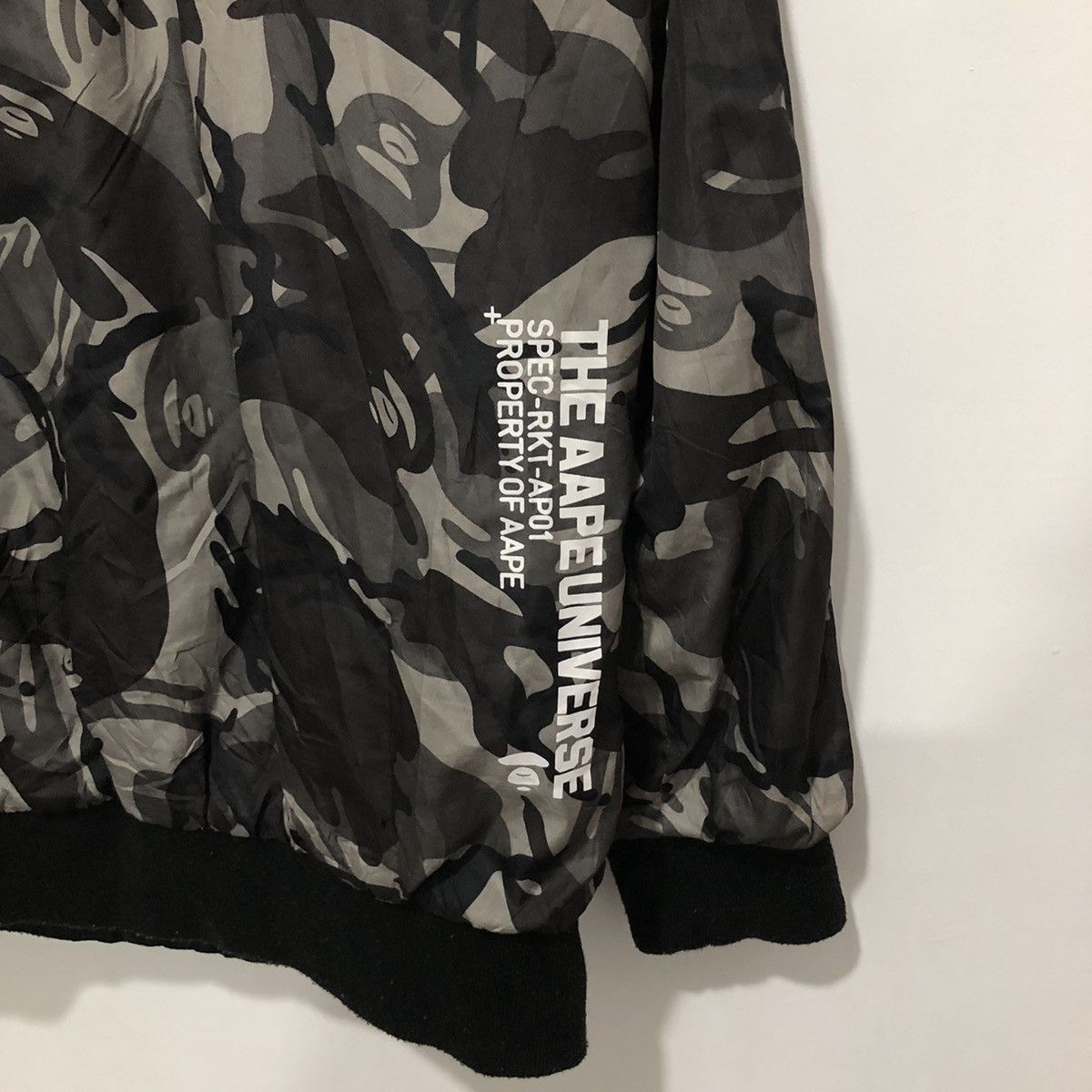 Aape A Bathing Ape Reversible Camo Bomber Jacket Size US L / EU 52-54 / 3 - 5 Thumbnail