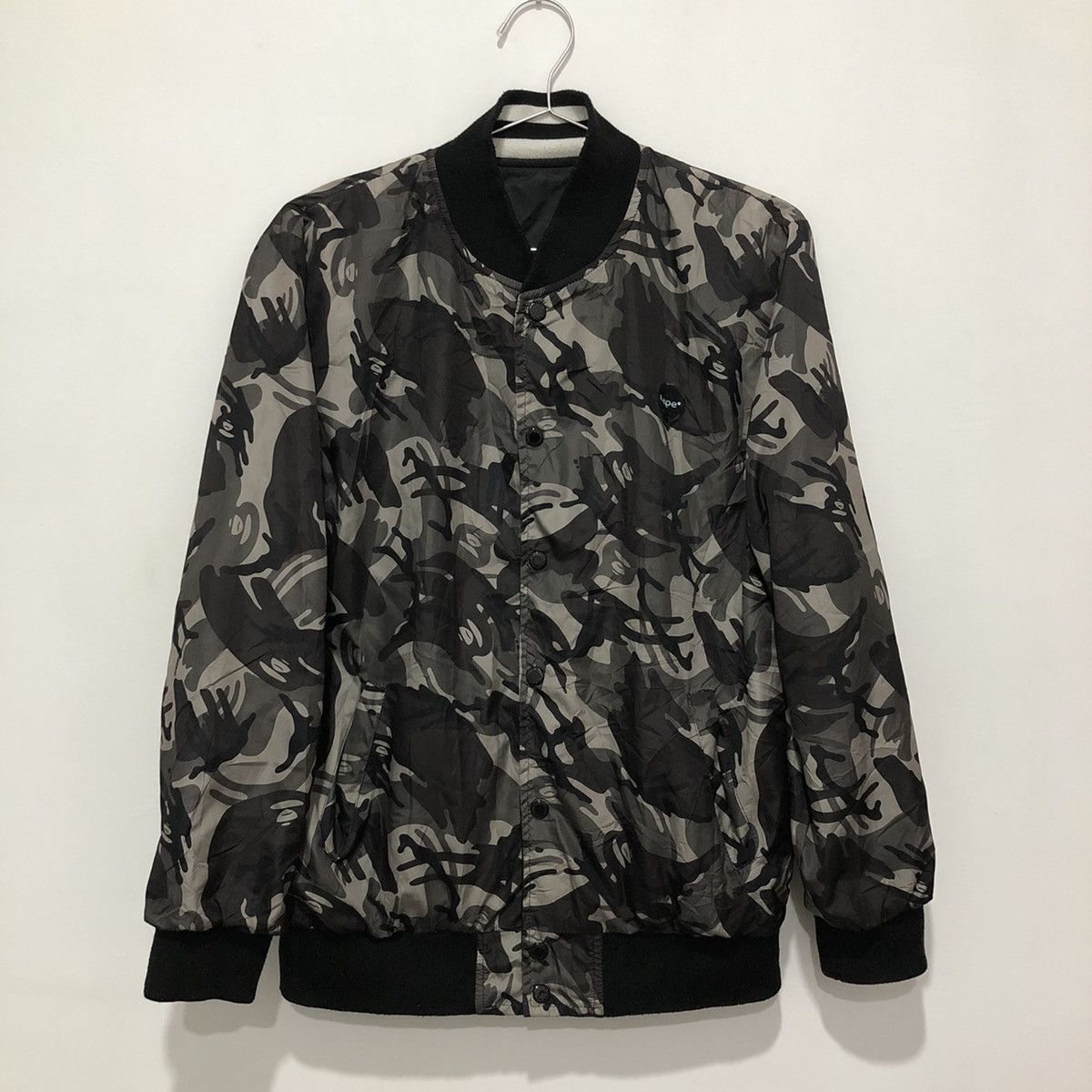 Aape A Bathing Ape Reversible Camo Bomber Jacket Size US L / EU 52-54 / 3 - 1 Thumbnail