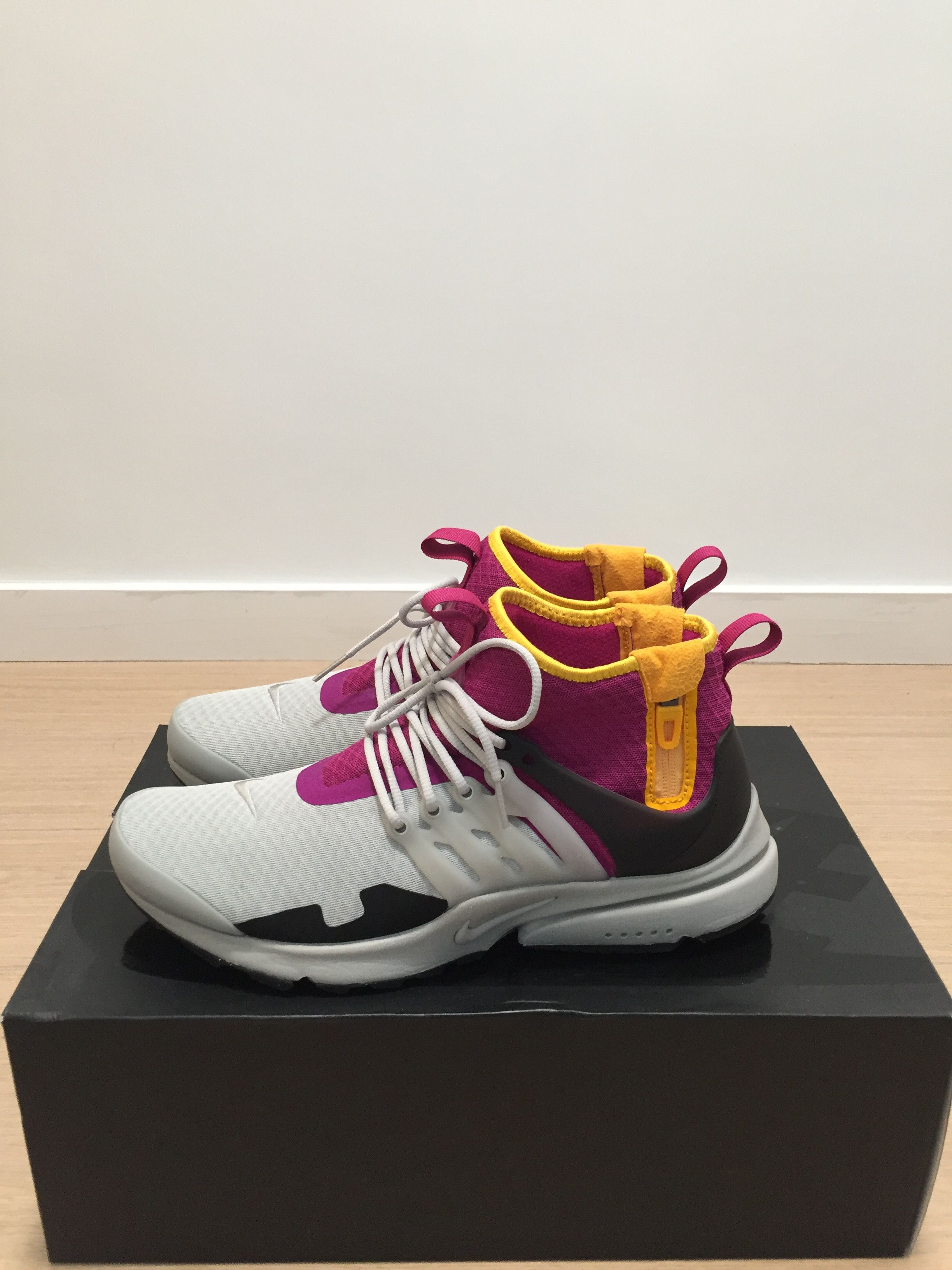 Nike NikeLab Air Presto Mid SP Granite Rave Pink Size US 9 / EU 42 - 4 Thumbnail