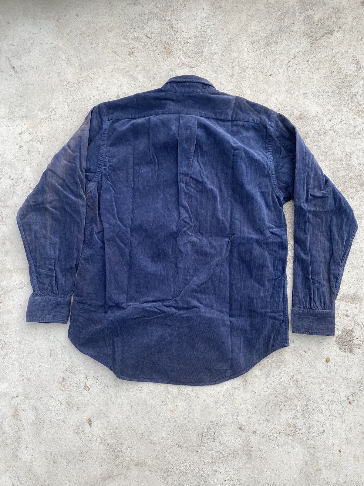 Japanese Brand Distressed Sun Fading Sugar Cane Corduroy Shirt Size US M / EU 48-50 / 2 - 6 Thumbnail