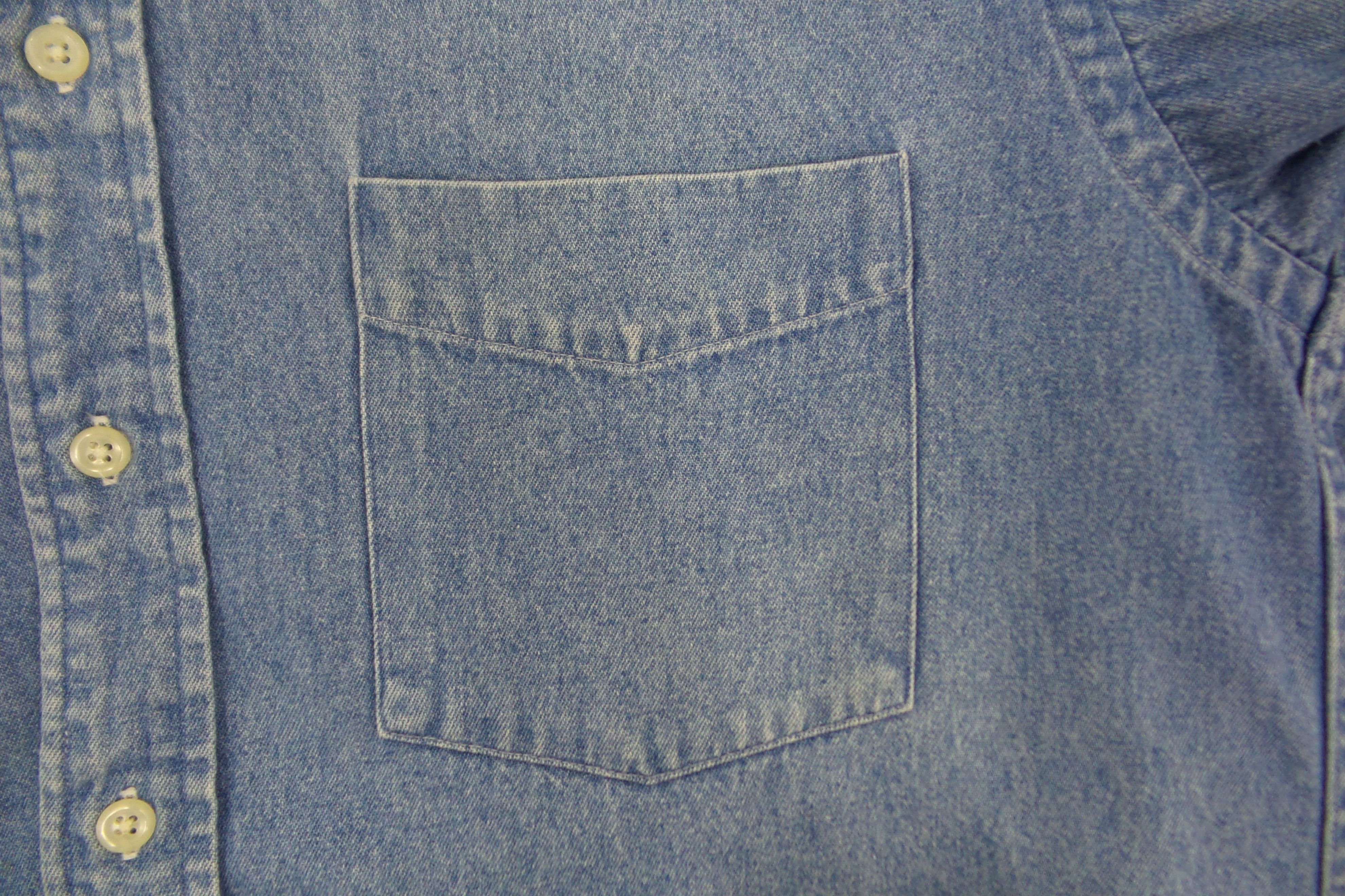 Chaps Ralph Lauren Chaps Ralph Lauren Blue Denim Shirts Size US L / EU 52-54 / 3 - 4 Thumbnail