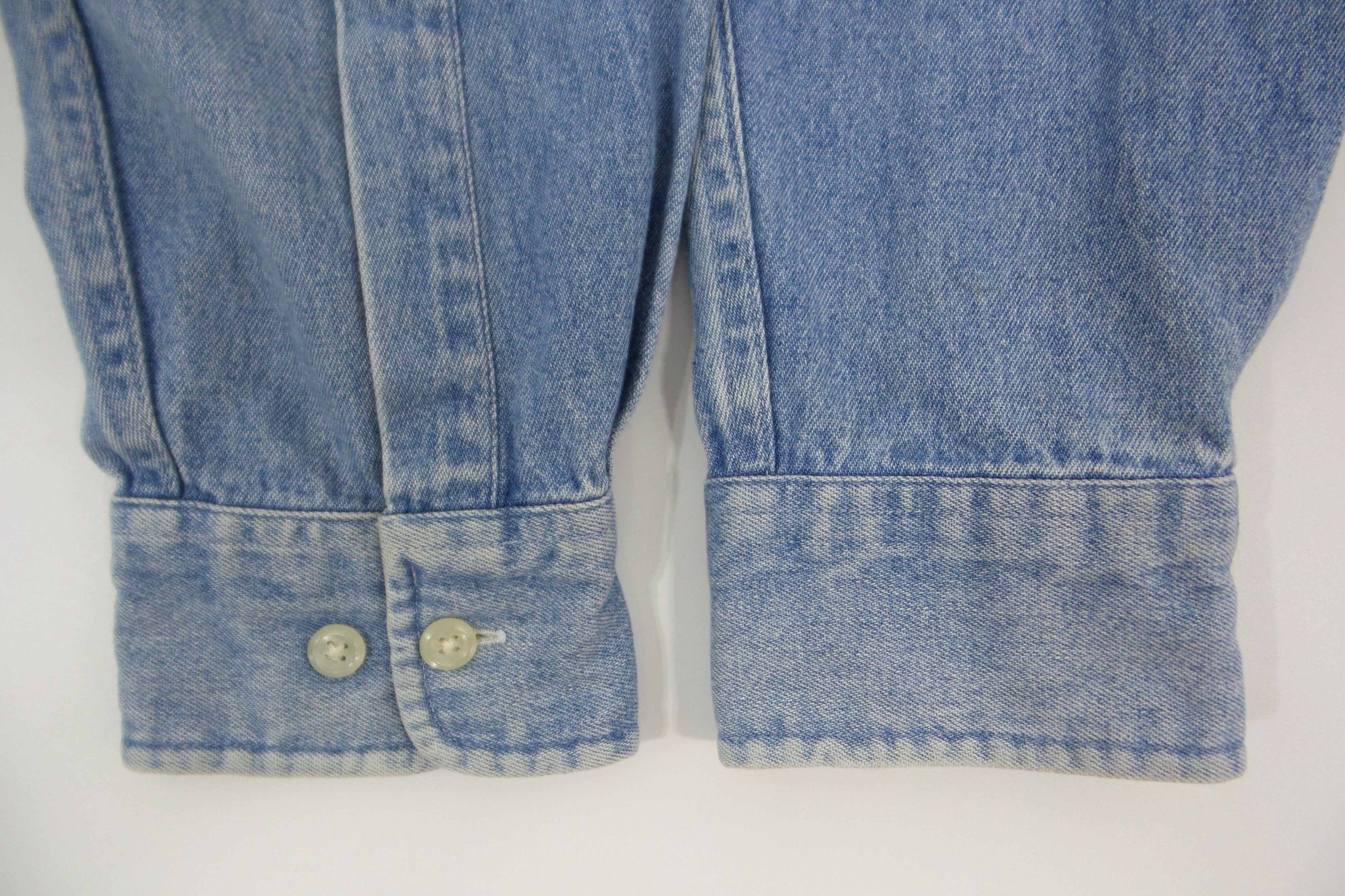 Chaps Ralph Lauren Chaps Ralph Lauren Blue Denim Shirts Size US L / EU 52-54 / 3 - 5 Thumbnail
