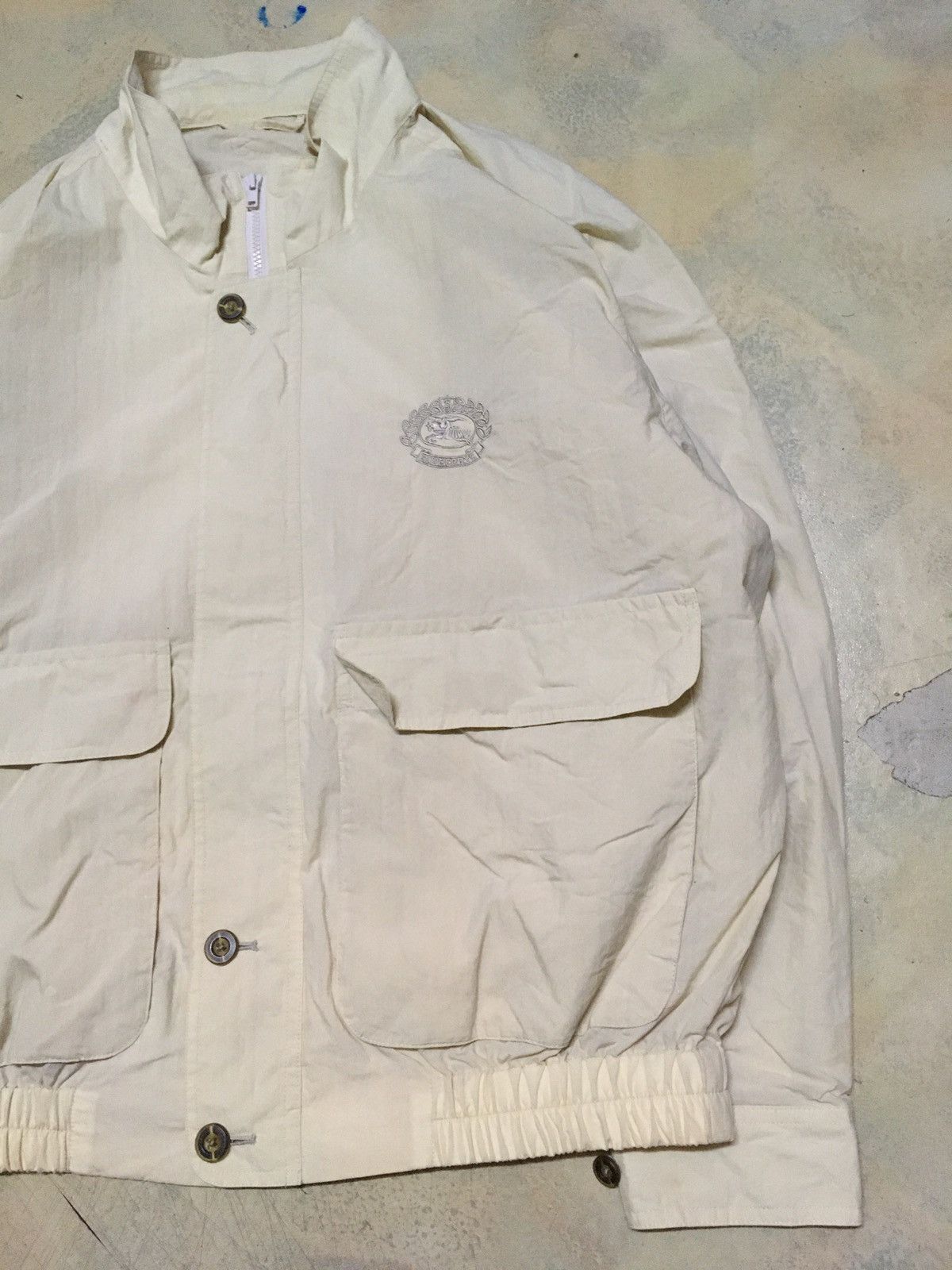 Burberry Vintage Burberrys / Burberry Bomber Style Jacket Size US L / EU 52-54 / 3 - 4 Thumbnail