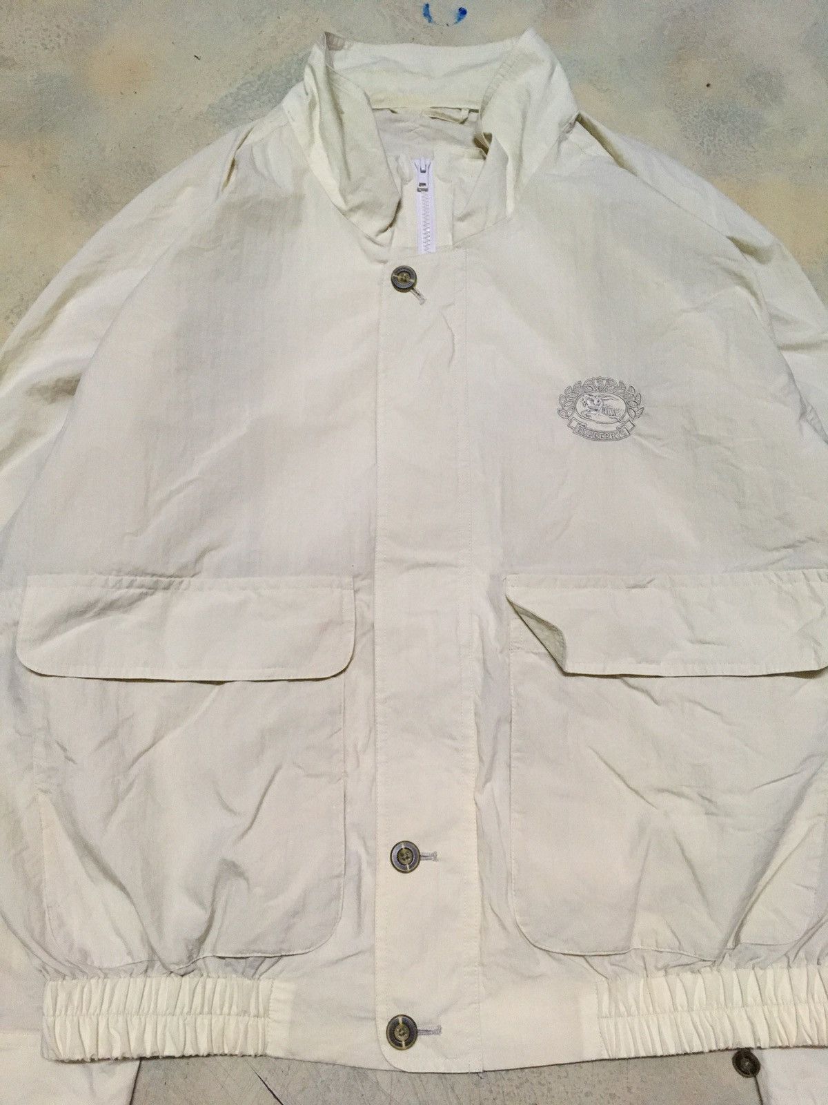 Burberry Vintage Burberrys / Burberry Bomber Style Jacket Size US L / EU 52-54 / 3 - 3 Thumbnail