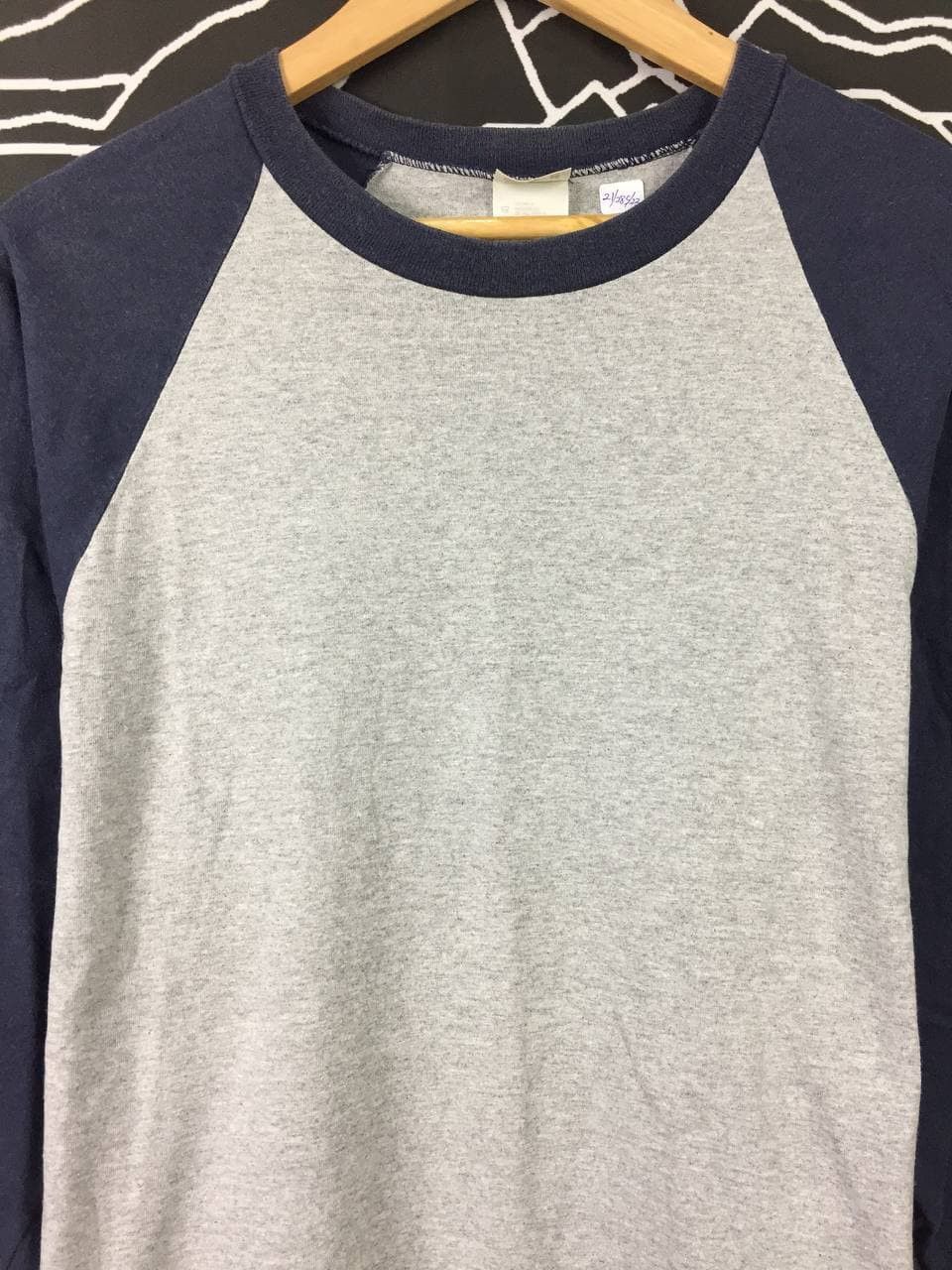Anvil Vtg Anvil Raglan 3 Quarter Jersey 3Q Tshirt Size US M / EU 48-50 / 2 - 3 Thumbnail