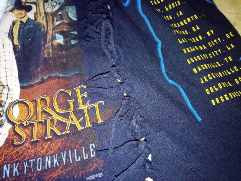 Vintage Vtg 2000s George Strait HonkyTonkVille shirt country music Size US XS / EU 42 / 0 - 5 Thumbnail