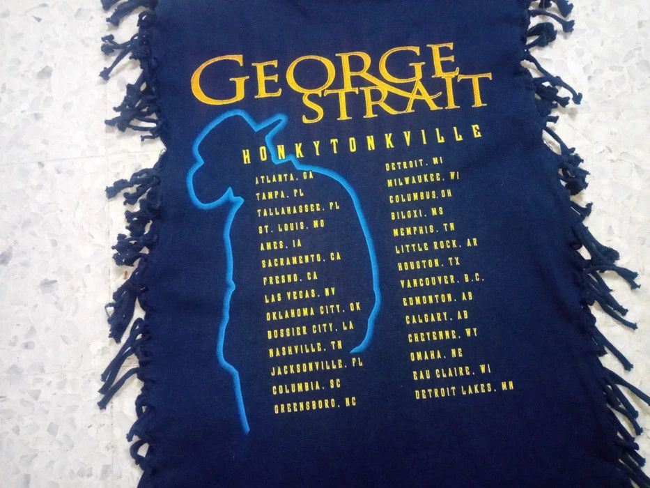 Vintage Vtg 2000s George Strait HonkyTonkVille shirt country music Size US XS / EU 42 / 0 - 2 Thumbnail