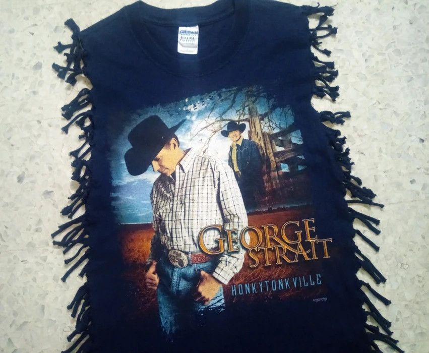 Vintage Vtg 2000s George Strait HonkyTonkVille shirt country music Size US XS / EU 42 / 0 - 1 Thumbnail