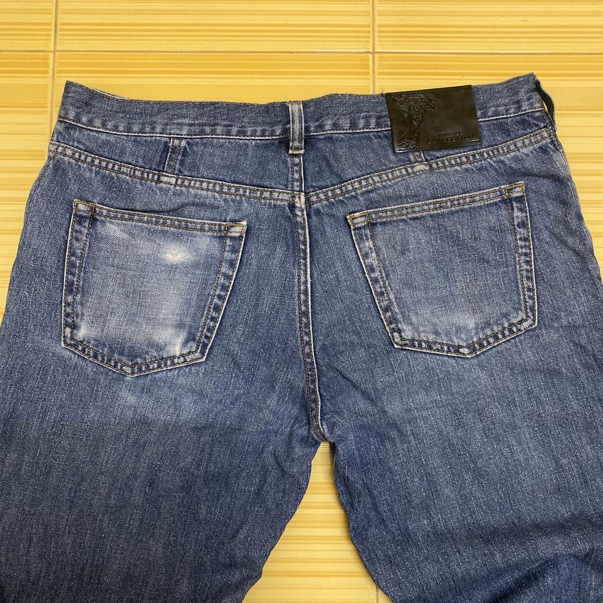Versace Versace Denime Blue City collection Medusa Logo Size US 34 / EU 50 - 5 Thumbnail