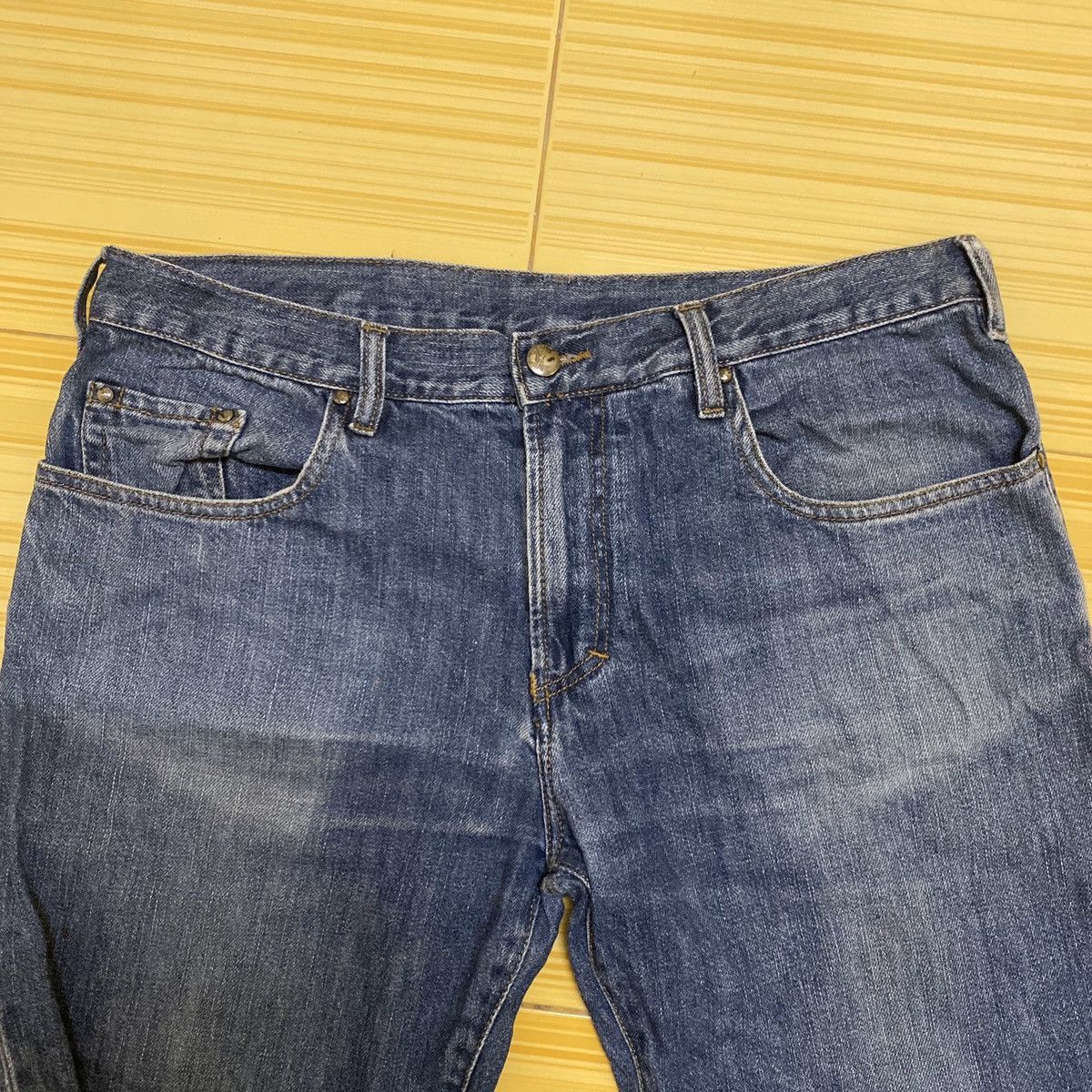 Versace Versace Denime Blue City collection Medusa Logo Size US 34 / EU 50 - 4 Thumbnail