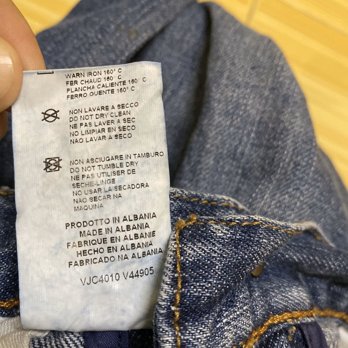 Versace Versace Denime Blue City collection Medusa Logo Size US 34 / EU 50 - 15 Thumbnail