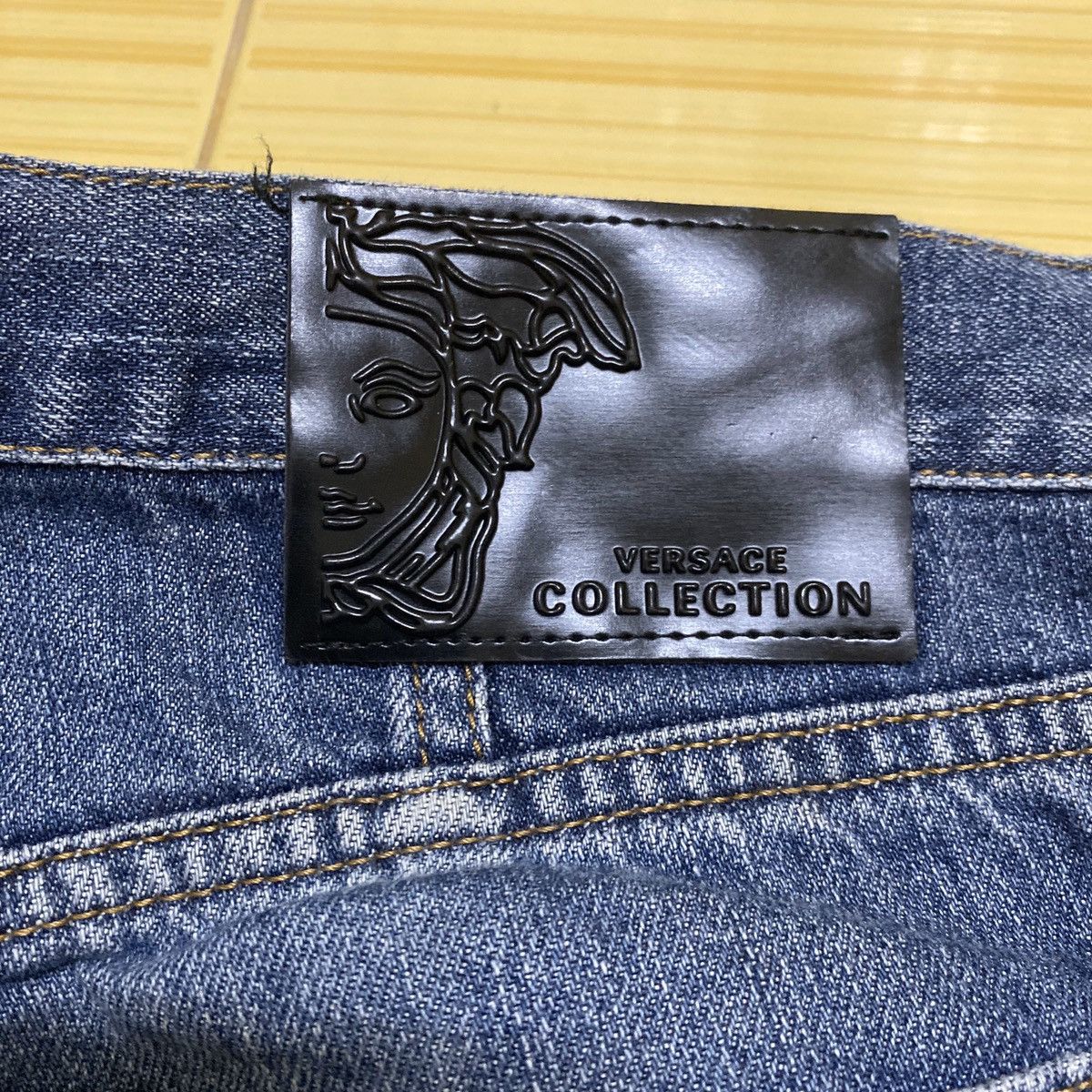 Versace Versace Denime Blue City collection Medusa Logo Size US 34 / EU 50 - 9 Thumbnail