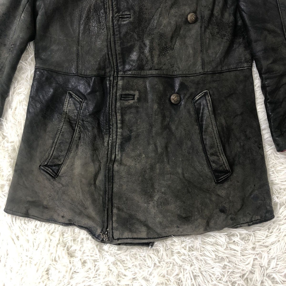 Vintage MORPHINE GENERATION HOOPLESS ROMANTIC 1979 LEATHER JACKET Size US M / EU 48-50 / 2 - 5 Thumbnail