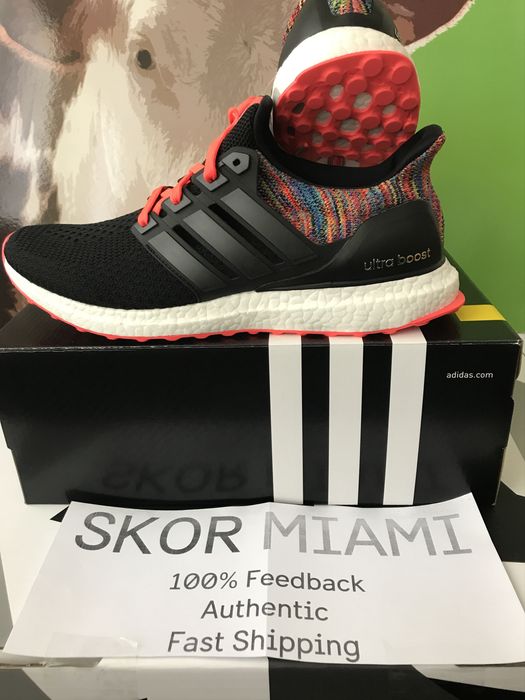 Adidas ultra boost hot sale rainbow black