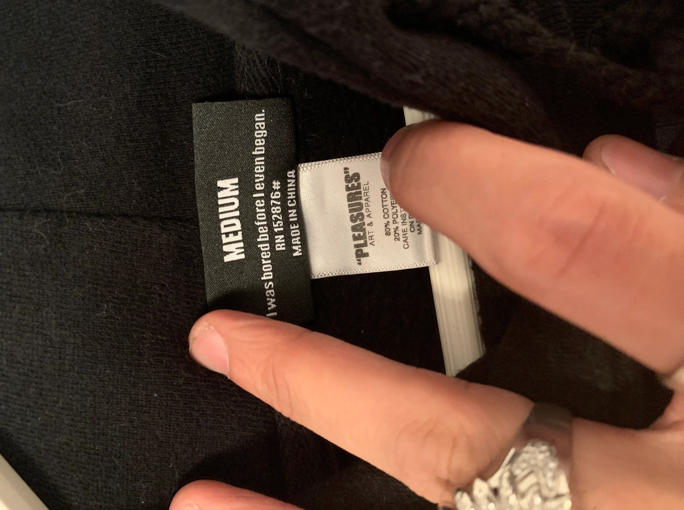 Pleasures PLEASURES Your Future Self Hoodie ⊛ BLACK ⊛ Gently Worn Size US M / EU 48-50 / 2 - 5 Thumbnail