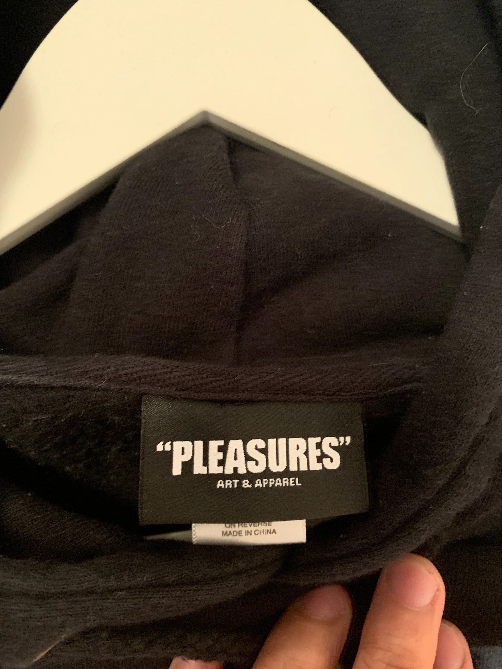 Pleasures PLEASURES Your Future Self Hoodie ⊛ BLACK ⊛ Gently Worn Size US M / EU 48-50 / 2 - 4 Thumbnail