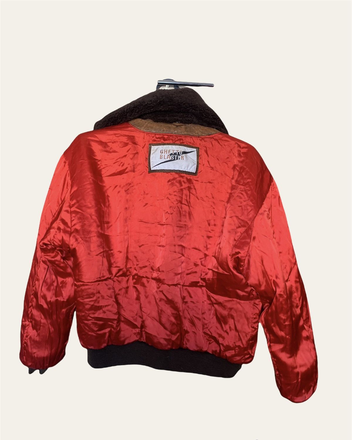 Other 80s A2 Flyers vintage leather jacket Rare Ghetto blast patch Size US L / EU 52-54 / 3 - 14 Thumbnail