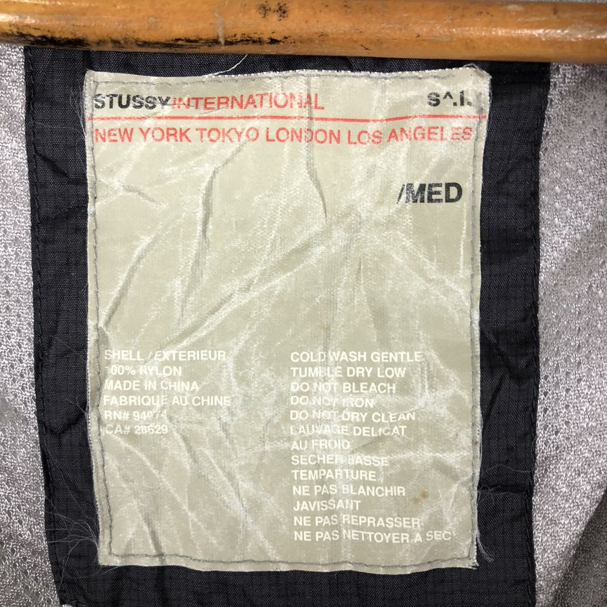 Stussy STUSSY WINDBREAKER ZIPPER JACKET Size US M / EU 48-50 / 2 - 9 Thumbnail