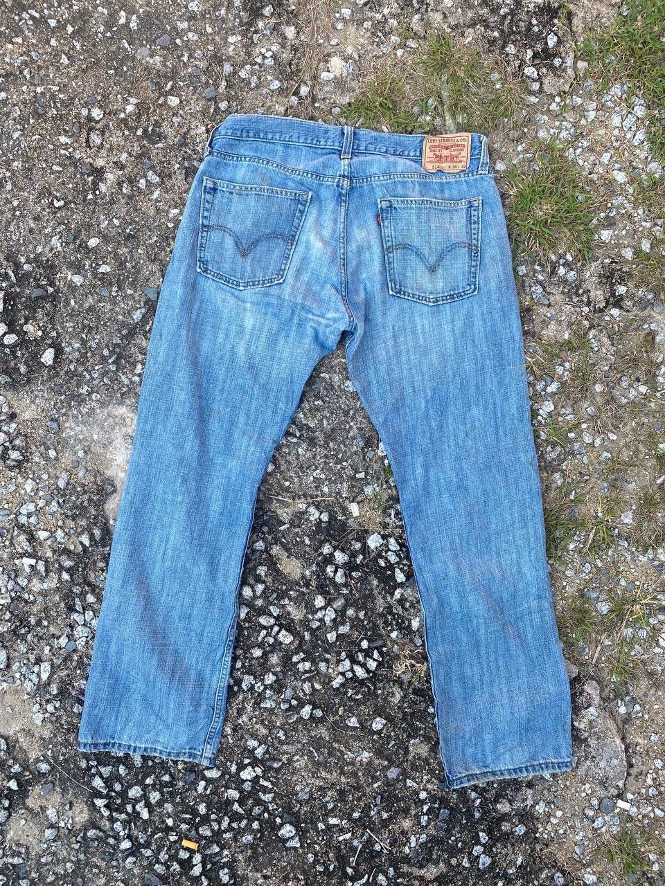 Levi's × Vintage vintage levis 512 denim jeans aging wash 38x42 Size US 38 / EU 54 - 2 Thumbnail
