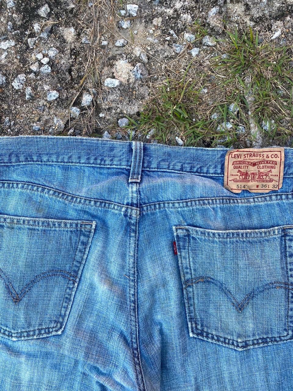 Levi's × Vintage vintage levis 512 denim jeans aging wash 38x42 Size US 38 / EU 54 - 6 Thumbnail
