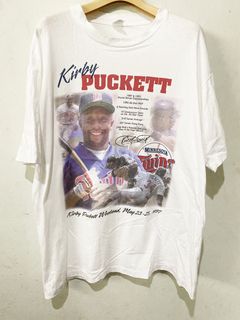 Vintage 90's Minnesota Twins Shirt Kirby Puckett MLB -  UK