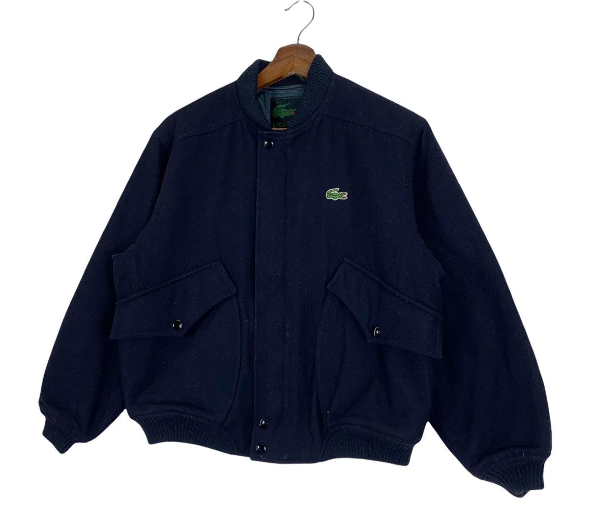 Lacoste Vintage Lacoste Tennis Brand Sportswear Bomber Jacket Size US M / EU 48-50 / 2 - 2 Thumbnail
