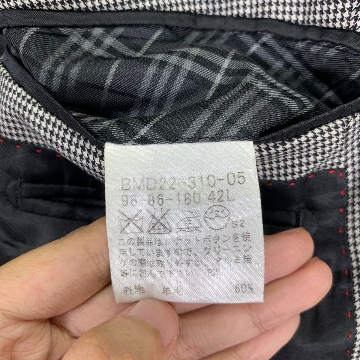 Burberry × Designer Vintage Burberry Of London Black Label Blazer Coat Size US M / EU 48-50 / 2 - 10 Thumbnail