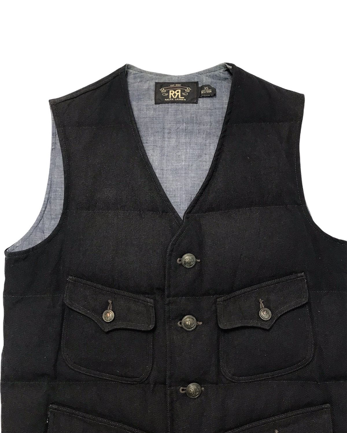 Polo Ralph Lauren × RRL Ralph Lauren × Ralph Lauren DOUBLE RL RALH LAUREN DENIM VEST Size US S / EU 44-46 / 1 - 2 Thumbnail