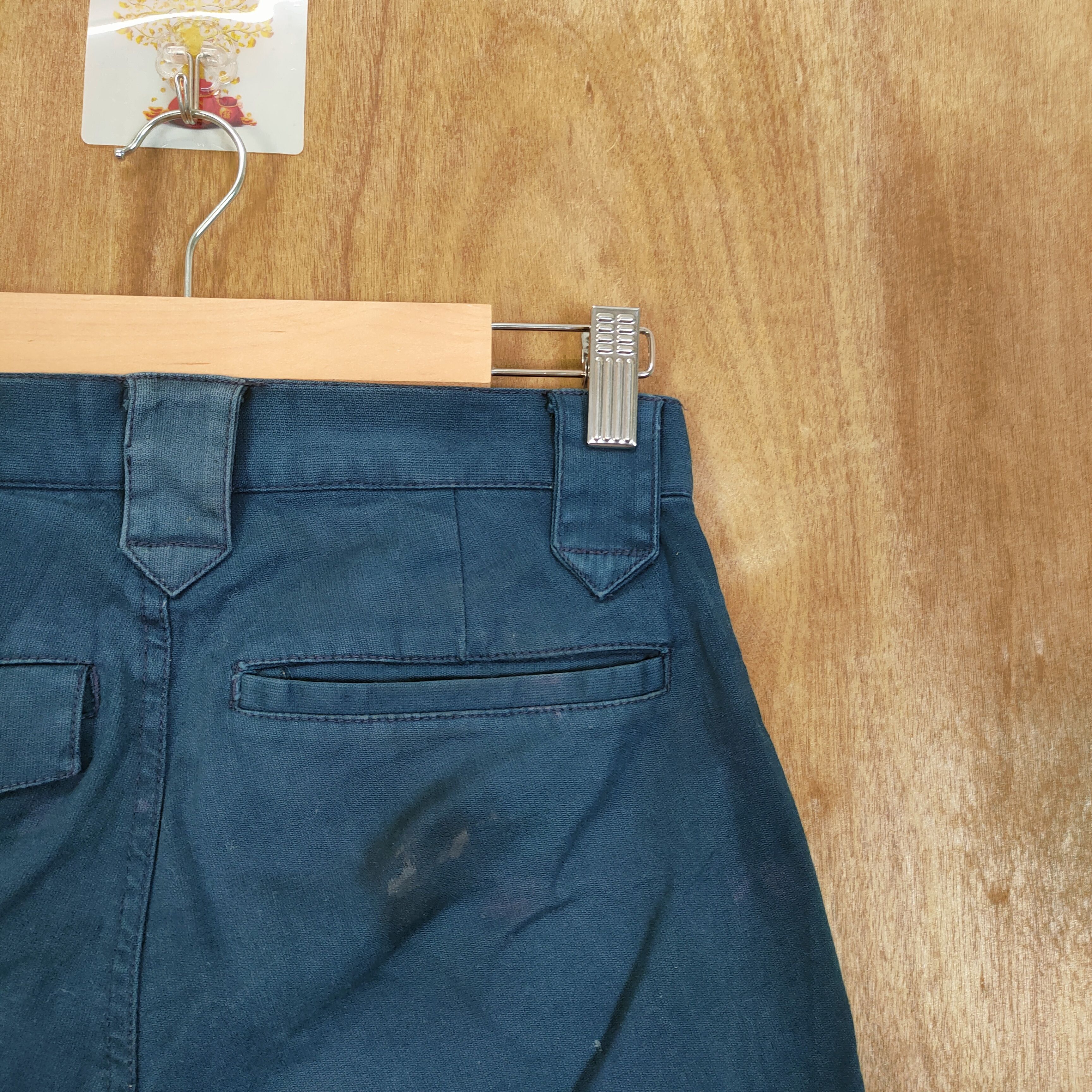 Japanese Brand × Vintage VINTAGE DARK BLUE WORKWEAR CARGO PANTS Size US 26 / EU 42 - 11 Thumbnail