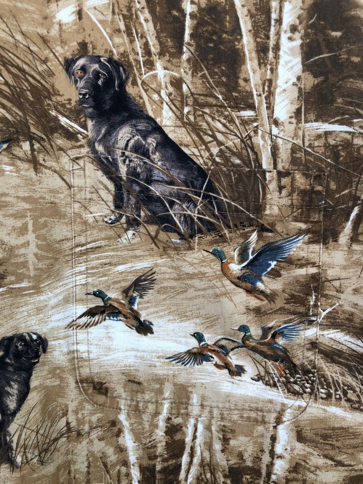 Polo Ralph Lauren 1990s Morgan Creek 🇺🇸 Polo Sportsman "Dog & Duck" Shirt Size US XL / EU 56 / 4 - 8 Thumbnail