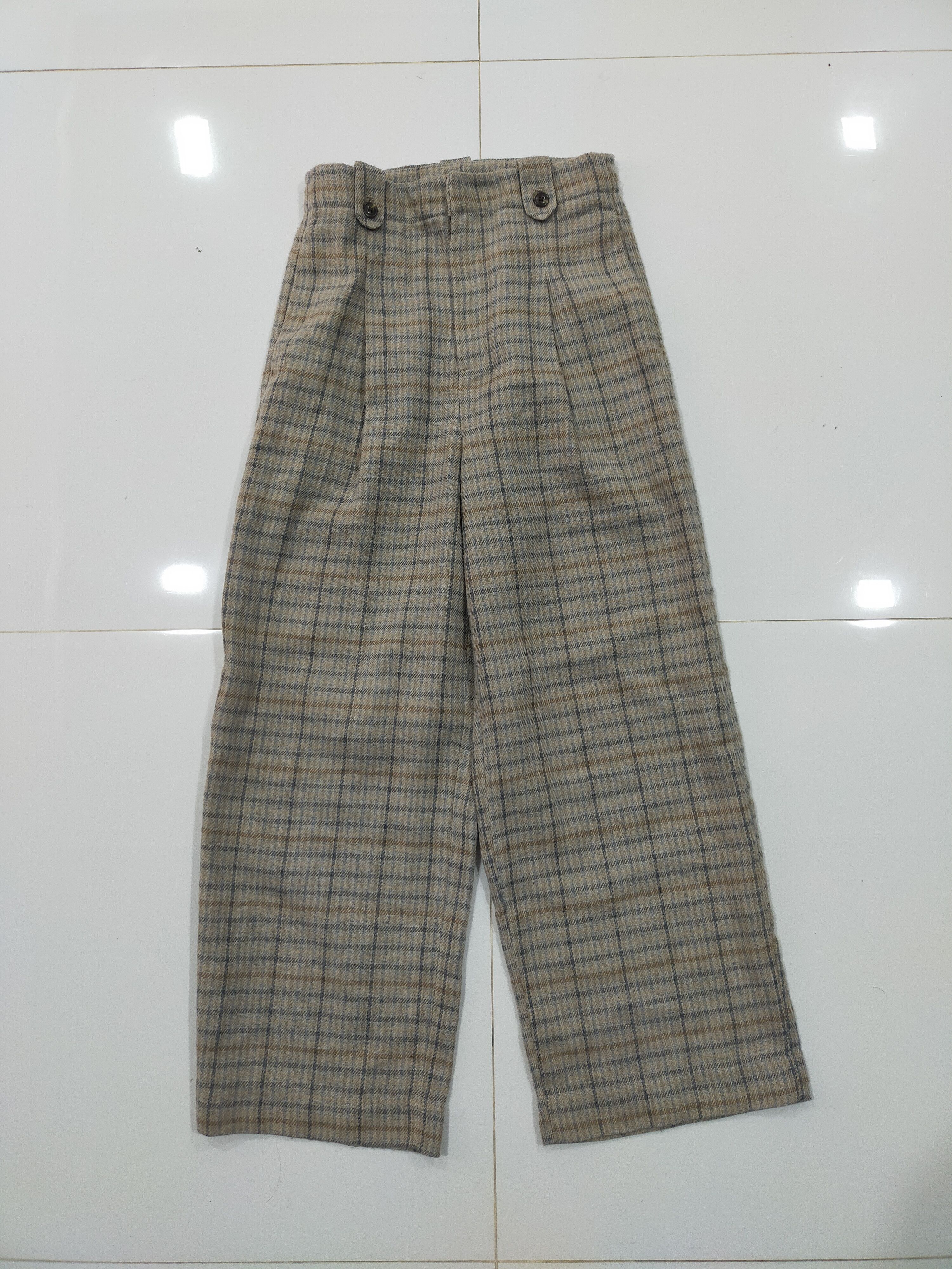 Vtg style American holic checkered plaid pant