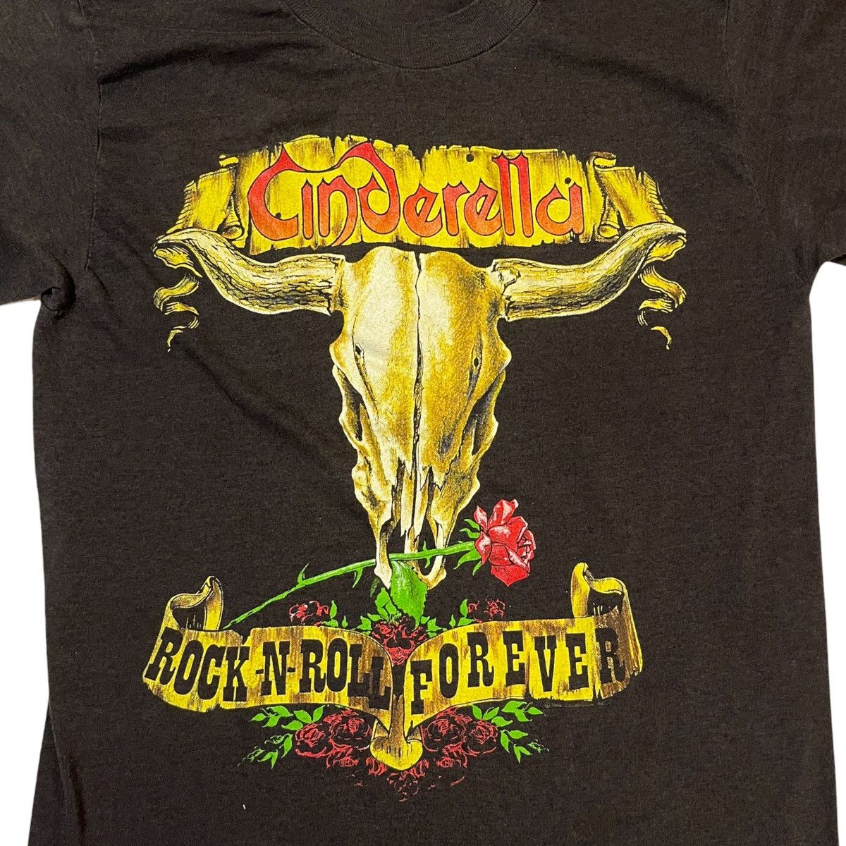 Band Tees 80s Cinderella Tour Tee Size US M / EU 48-50 / 2 - 2 Thumbnail