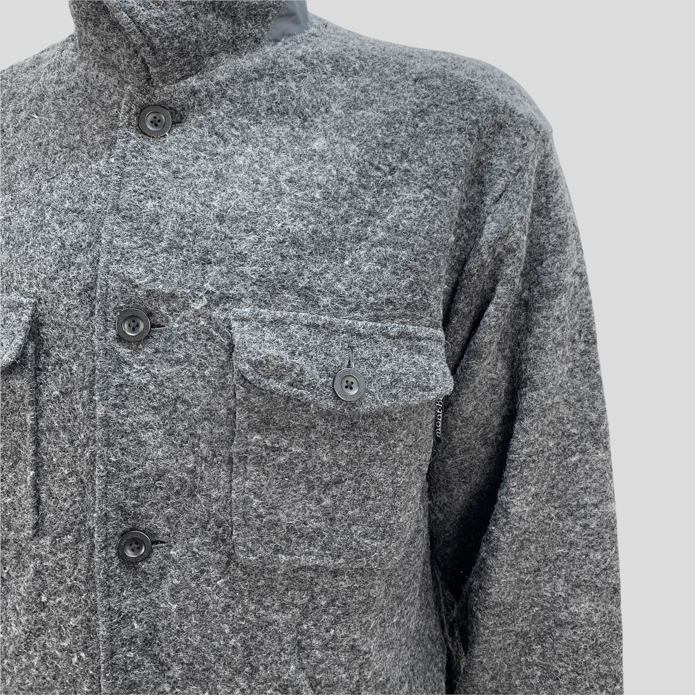 Montbell mont-bell Japan Button Wool Jacket #3686-001 Size US M / EU 48-50 / 2 - 8 Thumbnail
