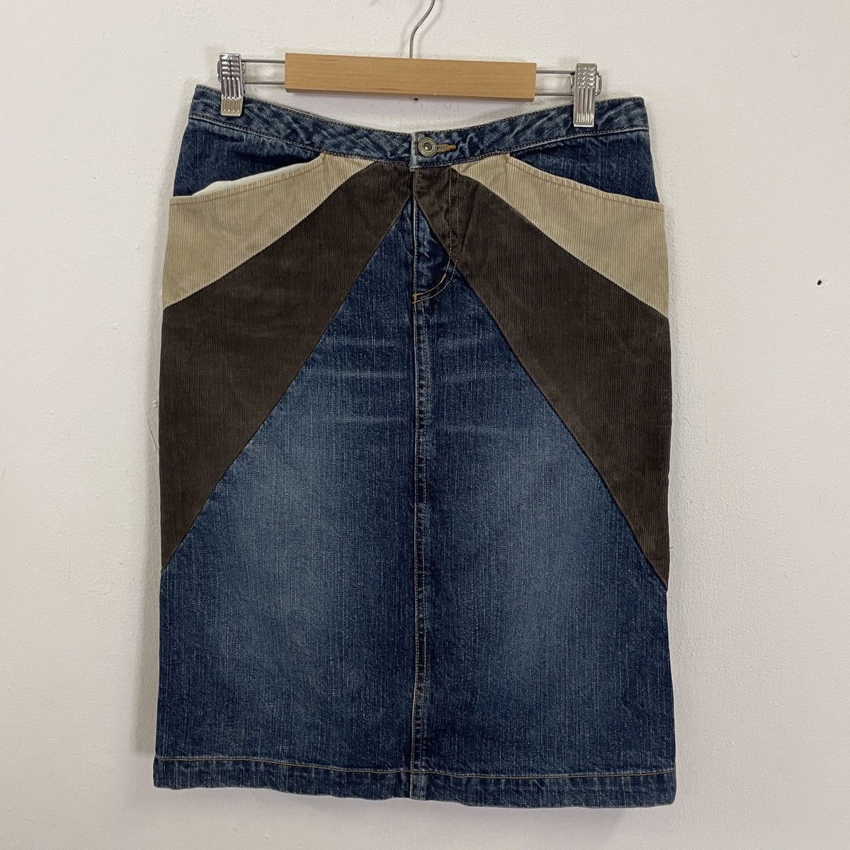 Japanese Brand Karakoto Kojima Kurashiki Okayama Nishihara Orimino Skirt Size 29" - 1 Thumbnail