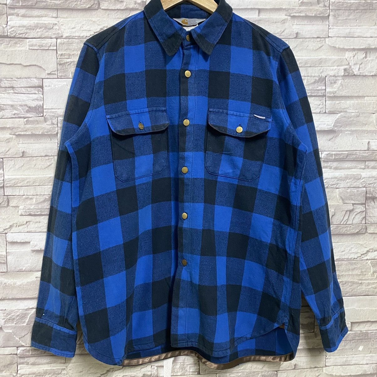 Carhartt Vintage Carhartt Flannel Size US L / EU 52-54 / 3 - 3 Thumbnail