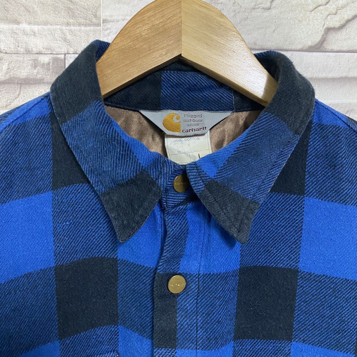 Carhartt Vintage Carhartt Flannel Size US L / EU 52-54 / 3 - 8 Thumbnail