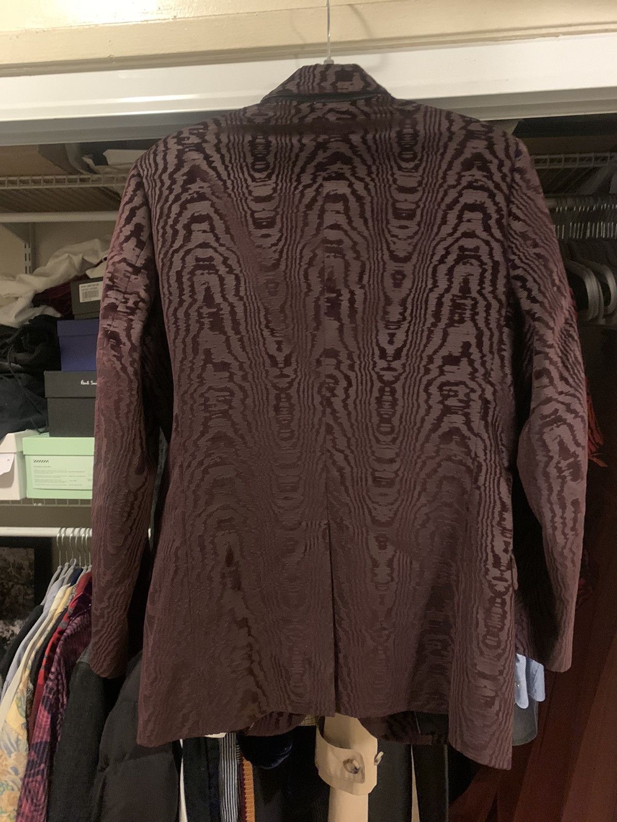 Dolce & Gabbana Velvet Moiré Evening Jacket Size 38R - 2 Thumbnail