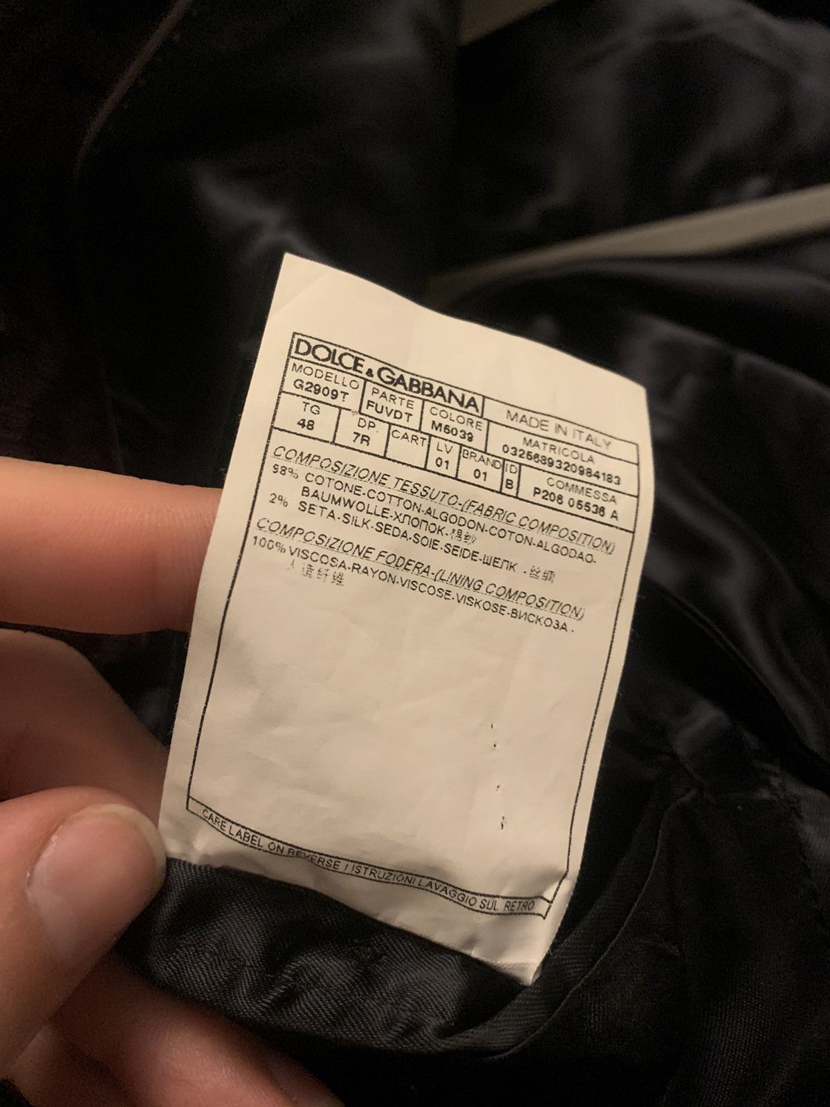 Dolce & Gabbana Velvet Moiré Evening Jacket Size 38R - 5 Thumbnail