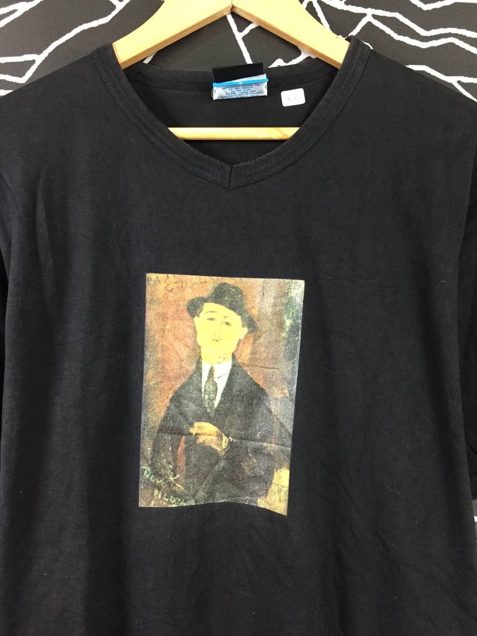 Vintage Vtg Amadeo Modigliani Painter Art Tee Renoir Picasso Size US XL / EU 56 / 4 - 3 Thumbnail