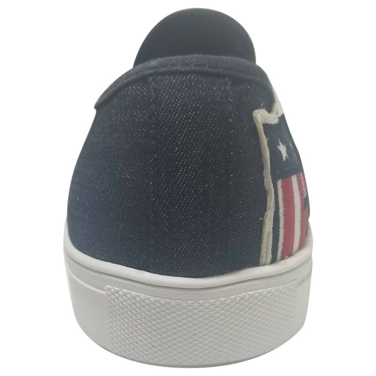 Steve Madden Steve Madden Mens Wasdin Slip-On Sneakers Navy Fabric Size US 10.5 / EU 43-44 - 4 Thumbnail
