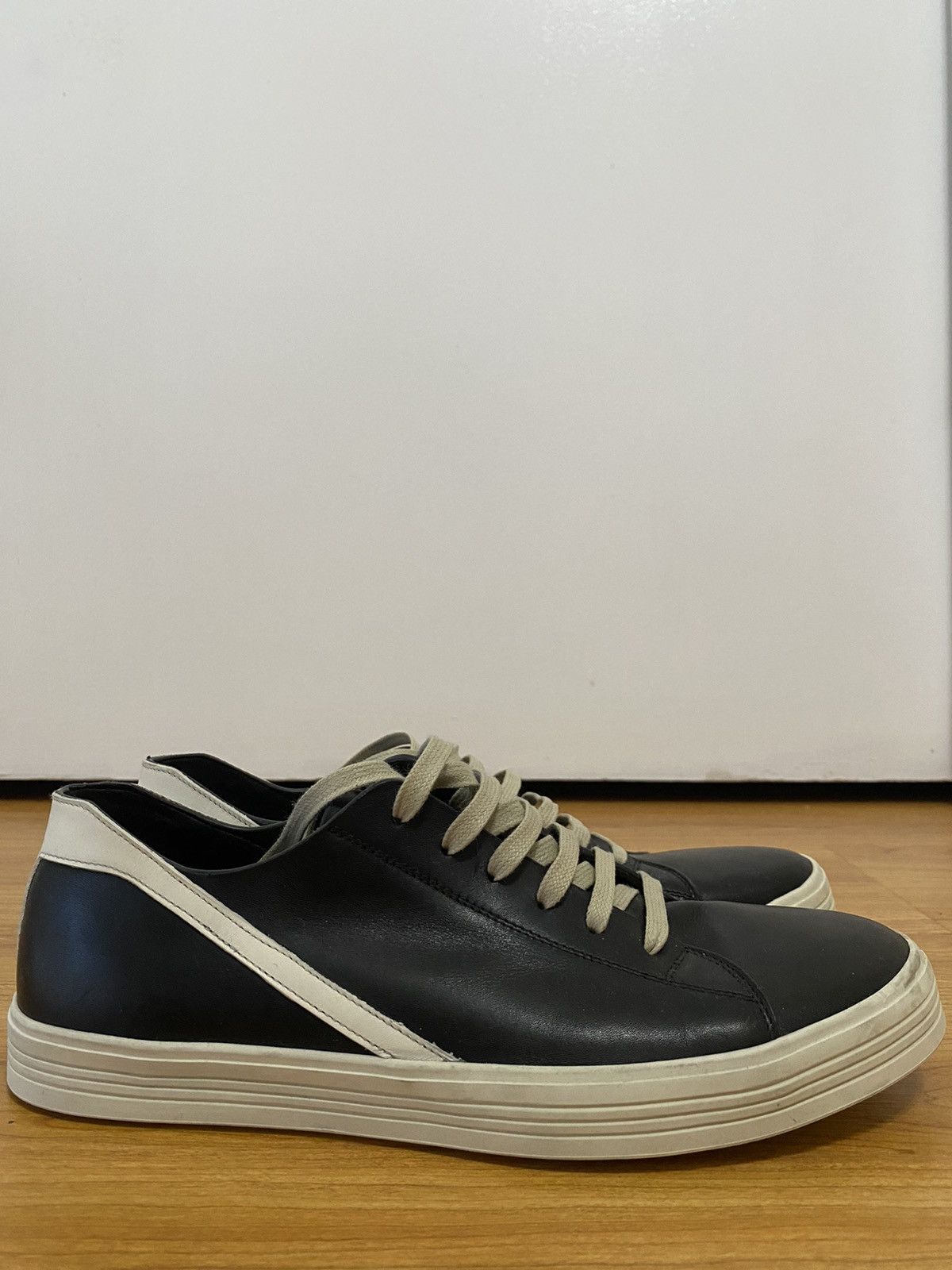 Rick Owens Rick Owens Geothrasher Low Black & Milk | Grailed