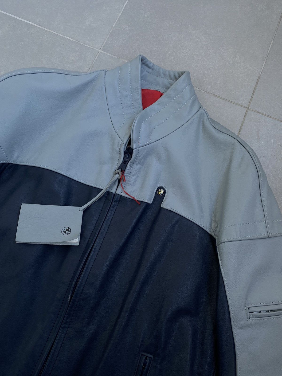 BMW × Vintage Vintage 80s BMW Leather Motorcycle Jacket Size US M / EU 48-50 / 2 - 2 Thumbnail