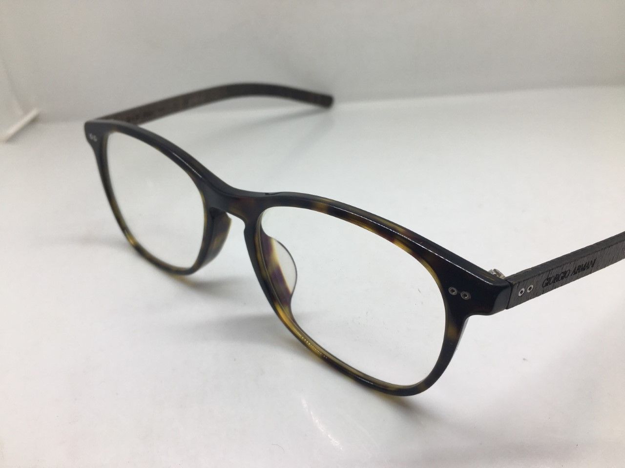 Giorgio Armani MOD GIORGIO ARMANI UOMO GENTS TORTOISE EYEGLASSES N.O.S. Size ONE SIZE - 3 Thumbnail