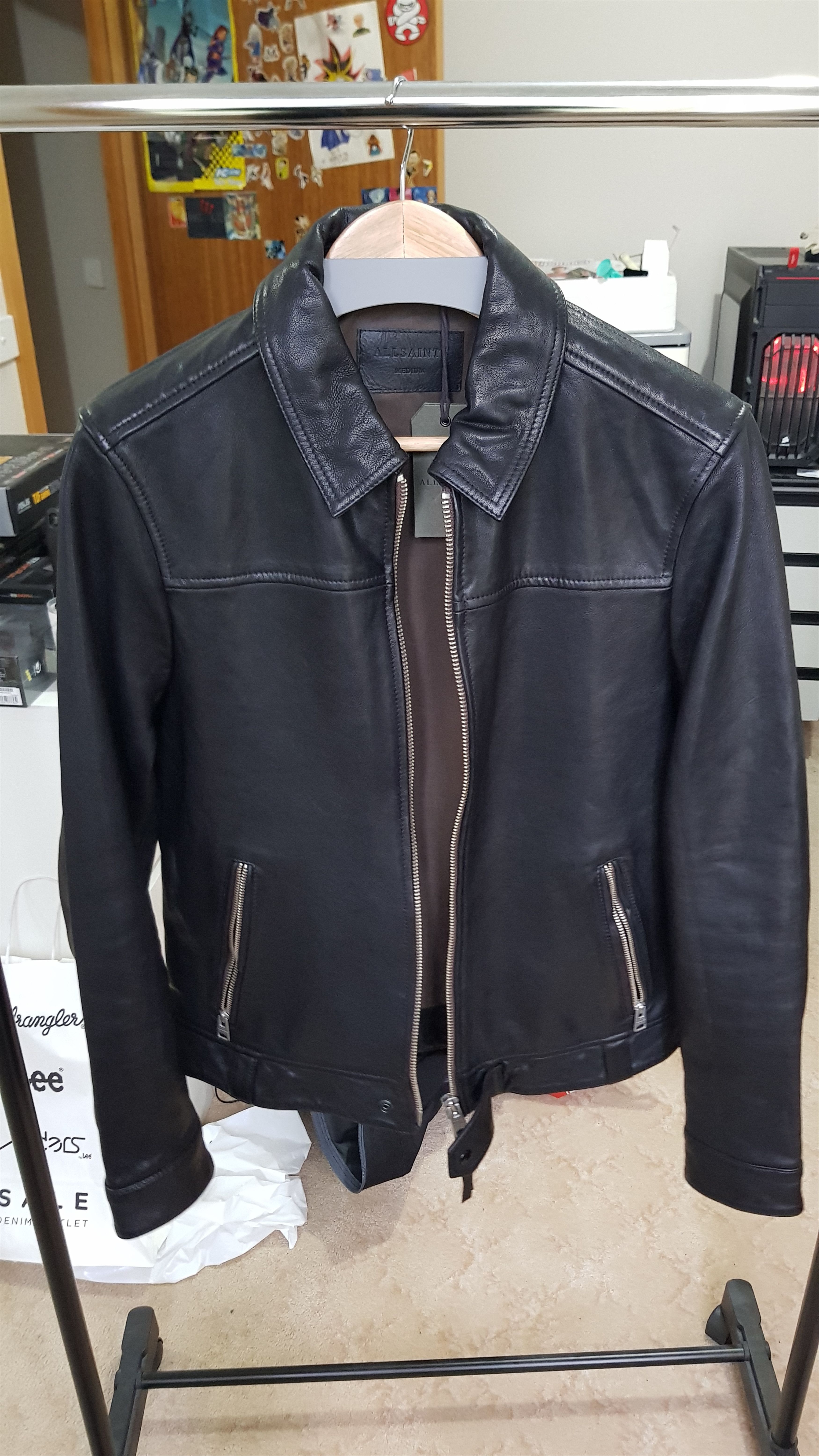 Allsaints callon 2025 leather jacket