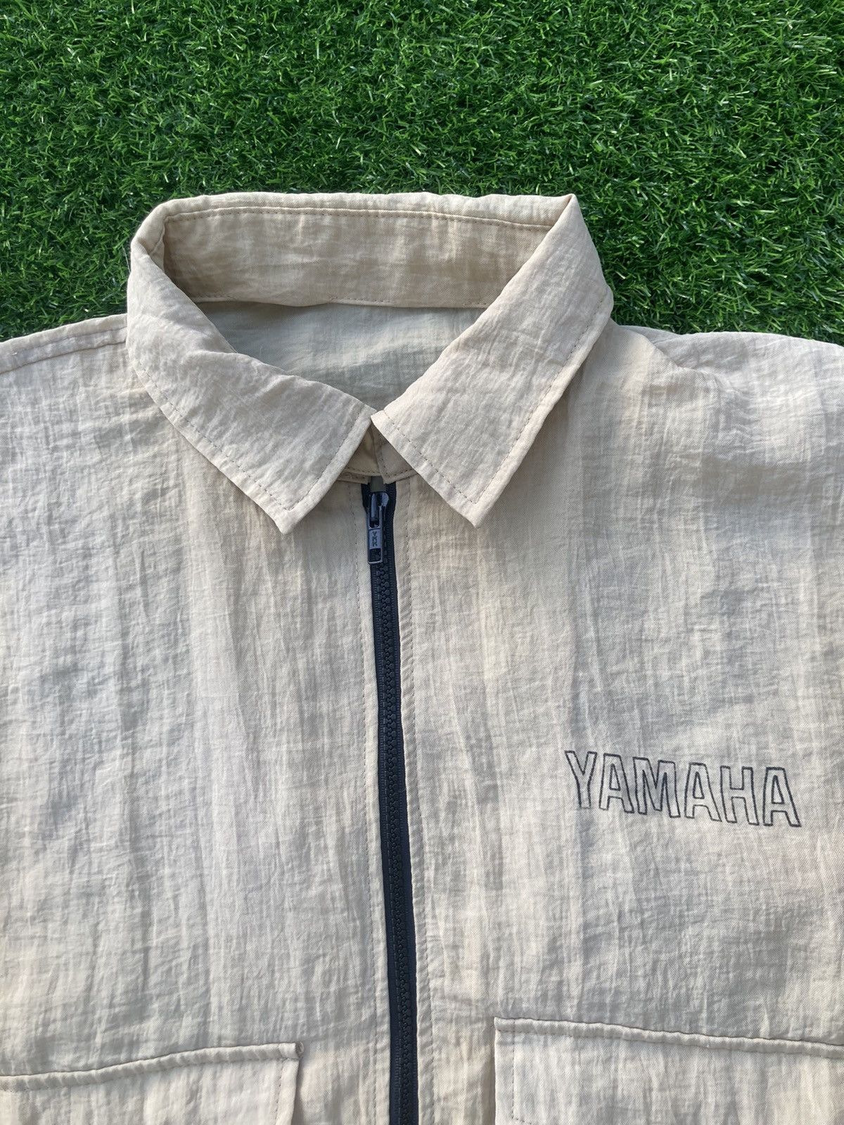 Japanese Brand × Vintage × Yamaha VINTAGE YAMAHA BOMBER JACKET Size US XL / EU 56 / 4 - 4 Thumbnail