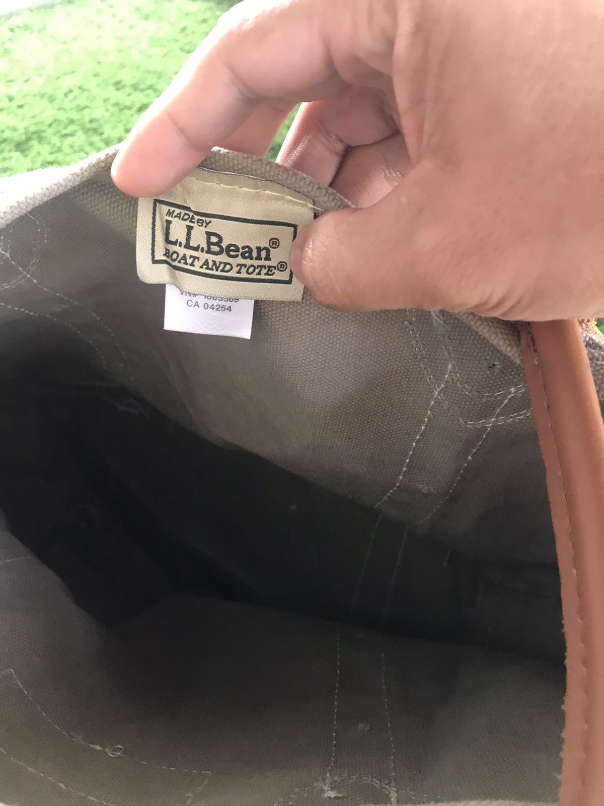L.L. Bean vintage L L BEAN canvas tote bag Size ONE SIZE - 5 Thumbnail