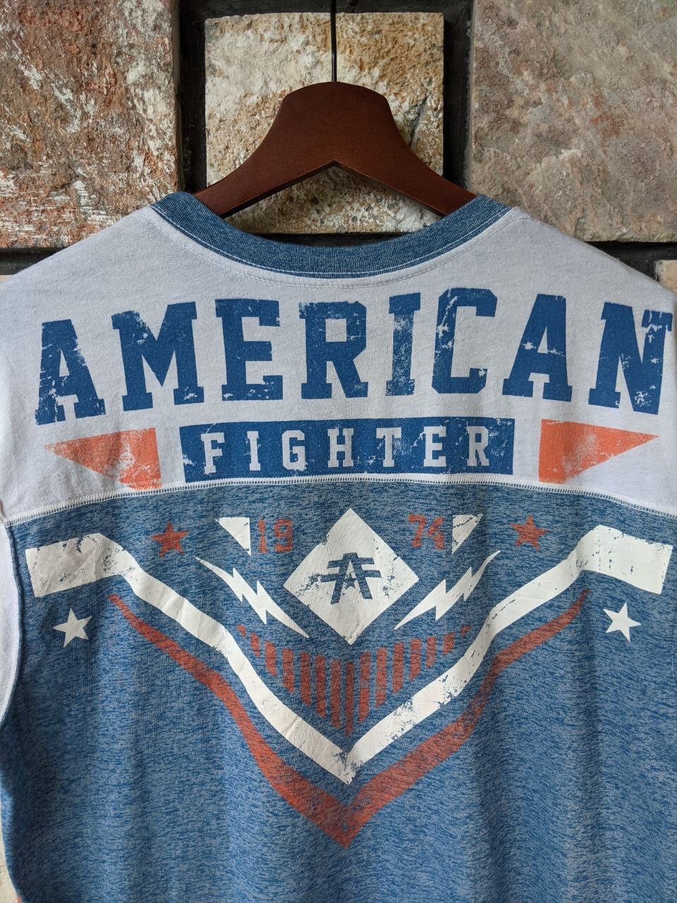 Vintage Vintage American Fighter US Air Force Tee x US Army Size US L / EU 52-54 / 3 - 6 Thumbnail