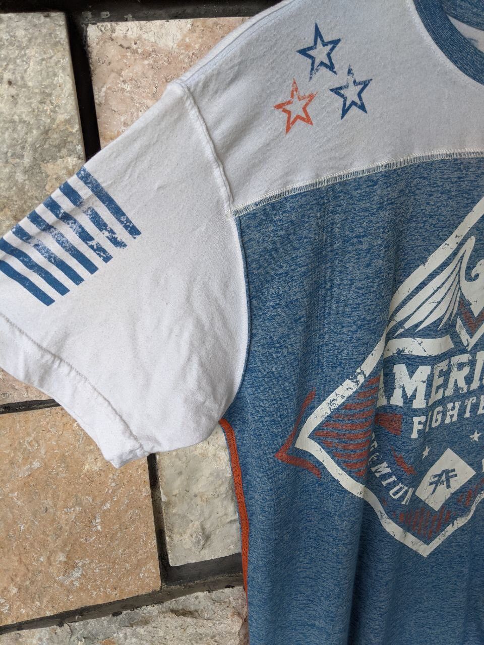 Vintage Vintage American Fighter US Air Force Tee x US Army Size US L / EU 52-54 / 3 - 3 Thumbnail