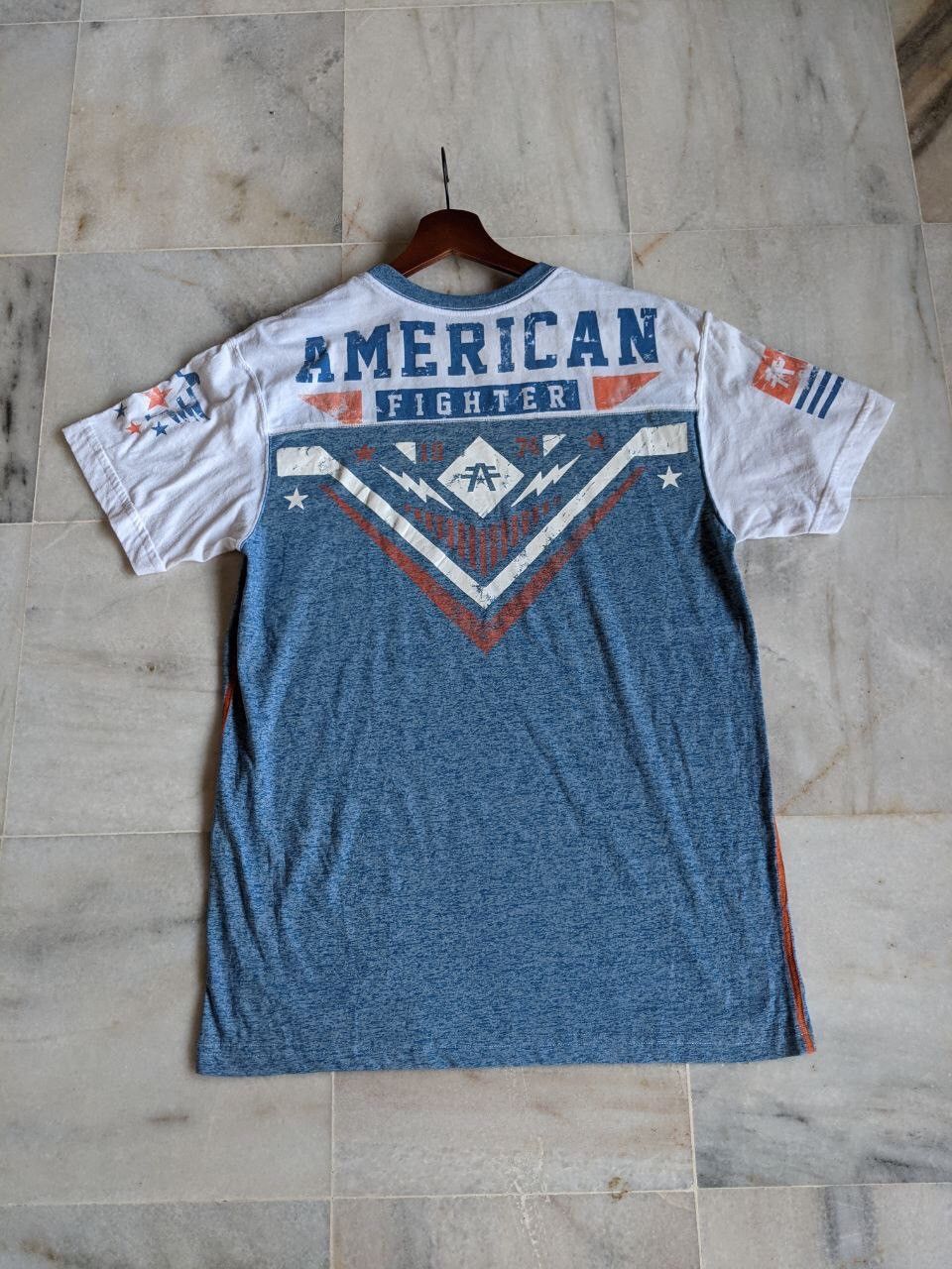 Vintage Vintage American Fighter US Air Force Tee x US Army Size US L / EU 52-54 / 3 - 12 Thumbnail
